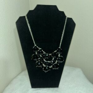 Elegant Black Statement Necklace